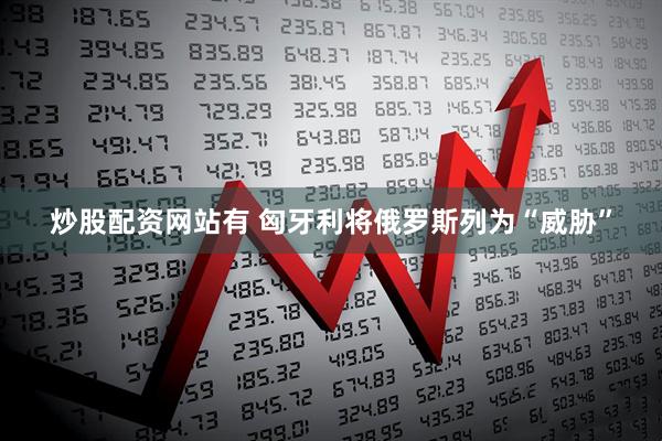 炒股配资网站有 匈牙利将俄罗斯列为“威胁”